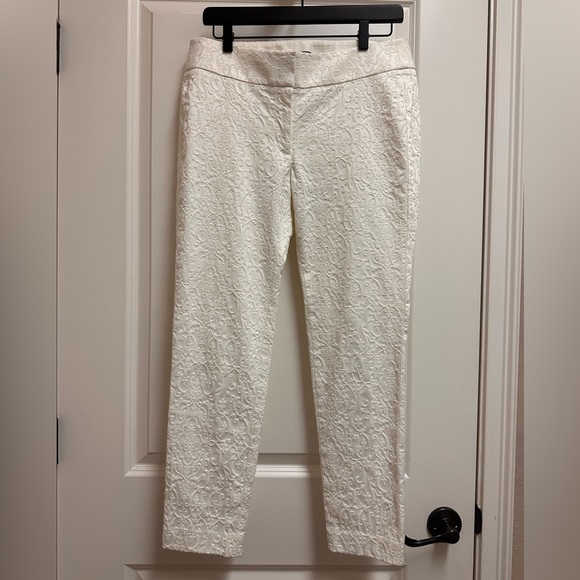 Ann Taylor Loft women’s white Marisa Skinny pants~ Size 6 - Picture 6 of 10